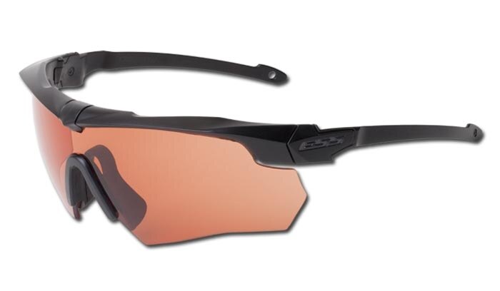 Levně Ochranné střelecké brýle ESS® Crossbow Suppressor One - černý rámeček, Hi-Def čočky