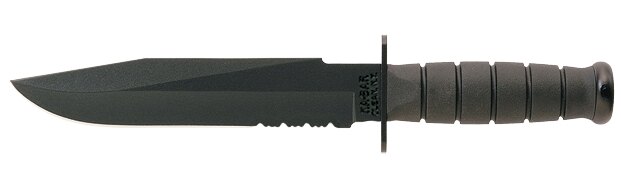 Levně Nůž s pevnou čepelí KA-BAR® Fighter s kombinovaným ostřím