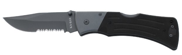 Levně Zavírací nůž KA-BAR® G10 MULE s kombinovaným ostřím