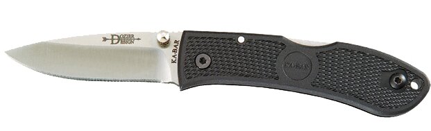 Levně Zavírací nůž KA-BAR® 4072 – Mini Dozier Folding Hunter - černý
