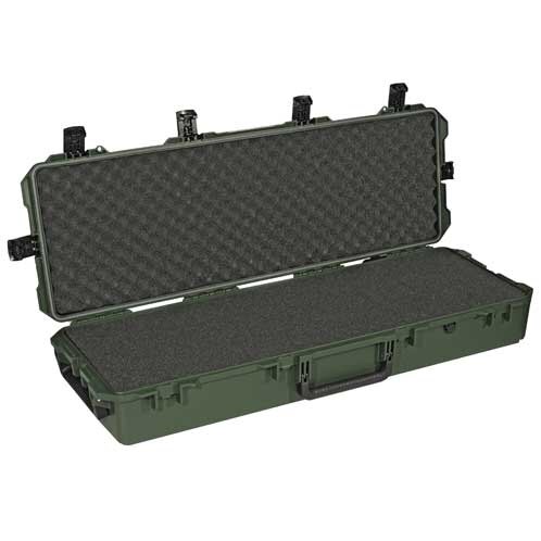 Levně Odolný vodotěsný dlouhý kufr Peli™ Storm Case® iM3200 s pěnou – Olive Green