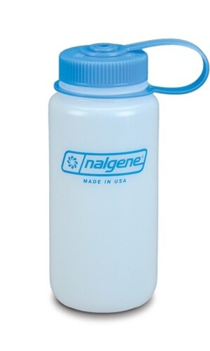 Levně Polní lahev NALGENE® HDPE se širokým hrdlem 0,5 l - bílá