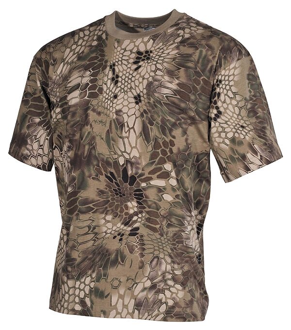 Levně Bavlněné tričko US army MFH® s krátkým rukávem - Snake FG