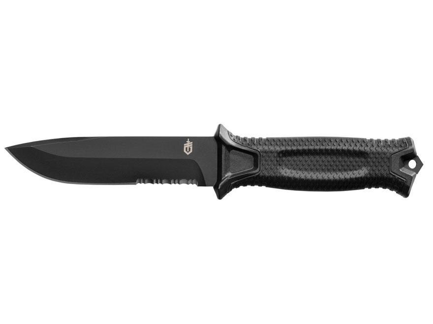 Levně Nůž StrongArm GERBER® s kombinovaným ostřím - černý