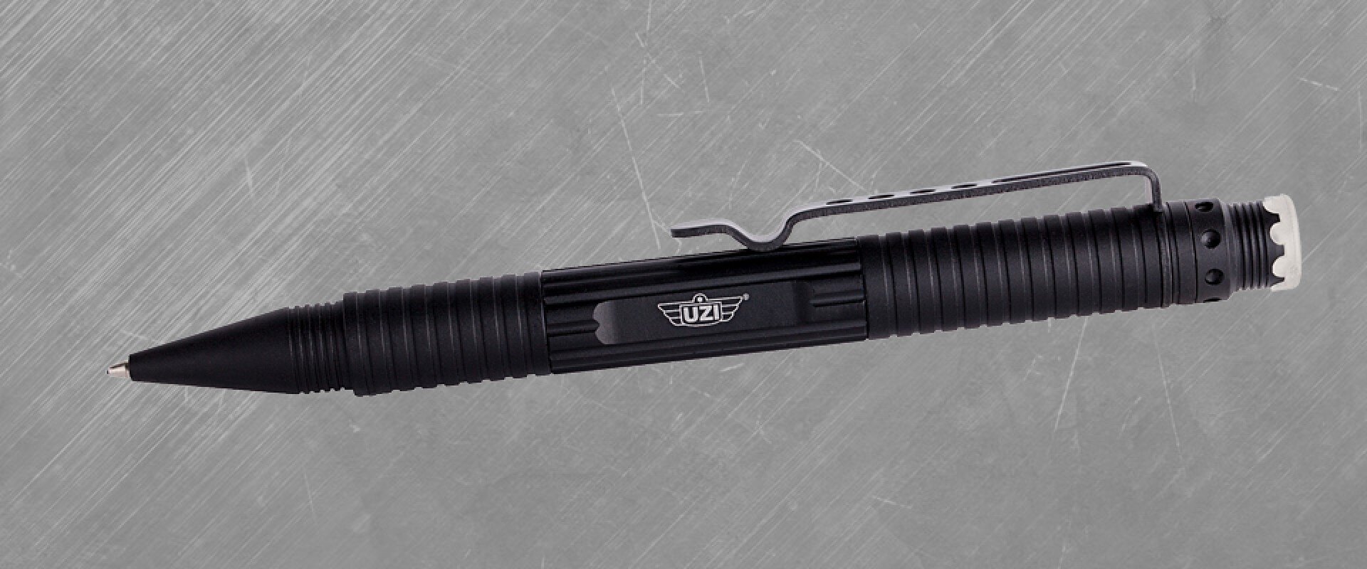 Levně Taktické pero UZI® Defender model 3 - černé
