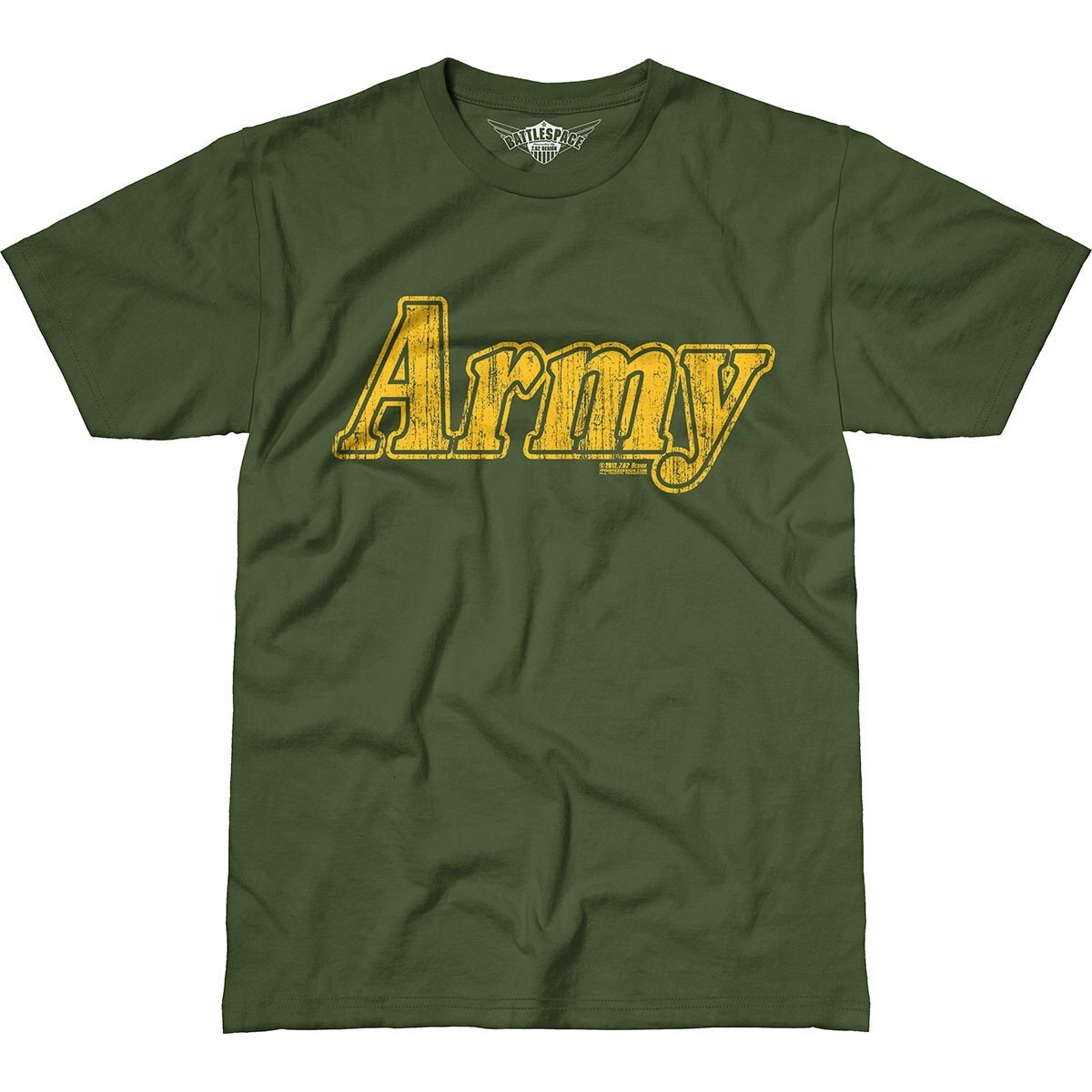 Levně Pánské tričko 7.62 Design® Retro - zelené