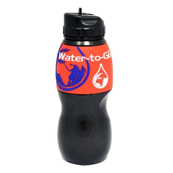 Levně Lahev s filtrem Water-to-Go™ 75 cl – Červená