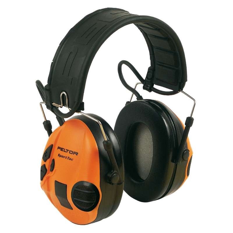 Levně Elektronická ochranná sluchátka 3M® PELTOR® SportTac™ Slimline – Zelená / oranžová