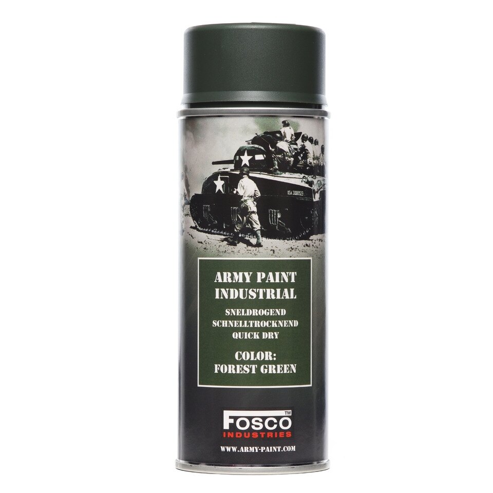Levně Barva ARMY ve spreji 400 ml FOSCO® - Forest Green