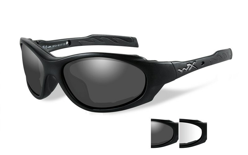 Sluneční brýle Wiley X® XL-1 Advanced - černý rámeček, sada - čiré a kouřově šedé čočky (Barva: Černá, Čočky: Čiré + Kouřově šedé)