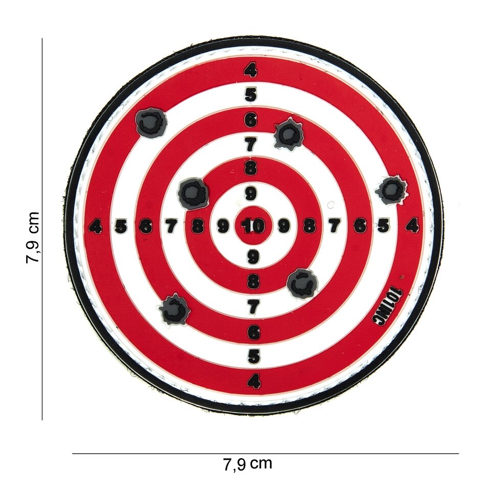 Levně Nášivka Target 101INC® - červená