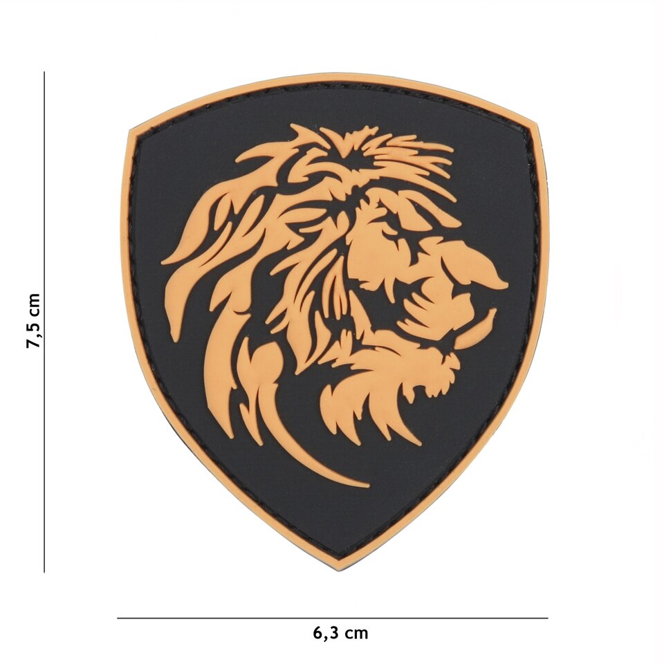 Levně Nášivka Dutch Lion 101INC® - hnědá