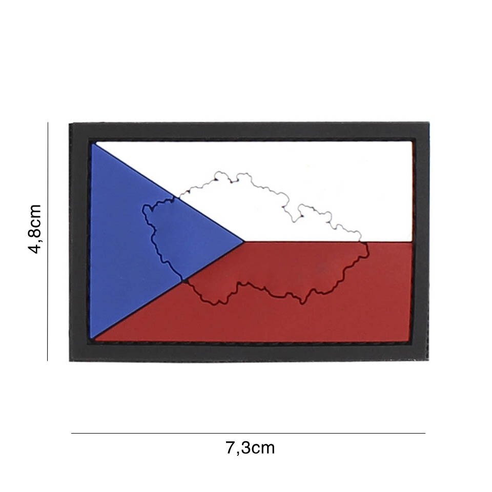 Levně Nášivka vlajka Česká republika 101INC® - barevná