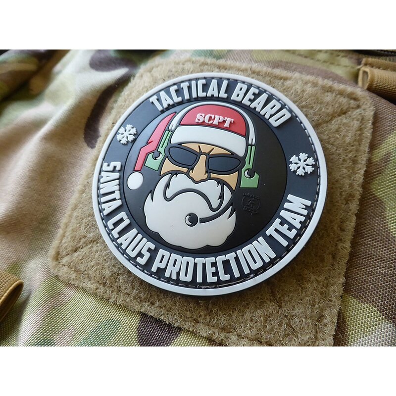 Levně Nášivka Tactical Beard Santa Claus Protection Team JTG® - barevná