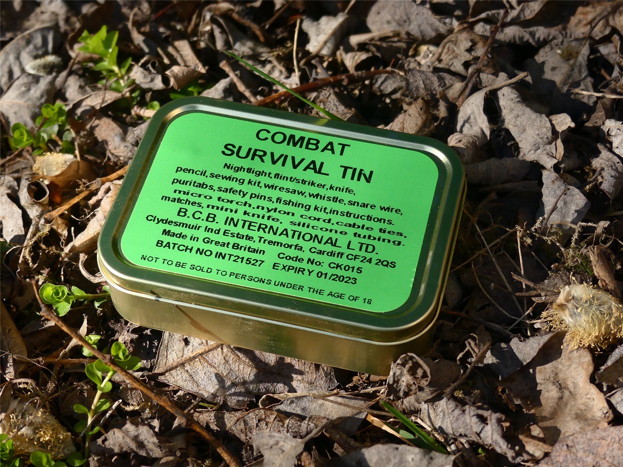 Levně Krabička poslední záchrany BCB® Combat Survival Tin