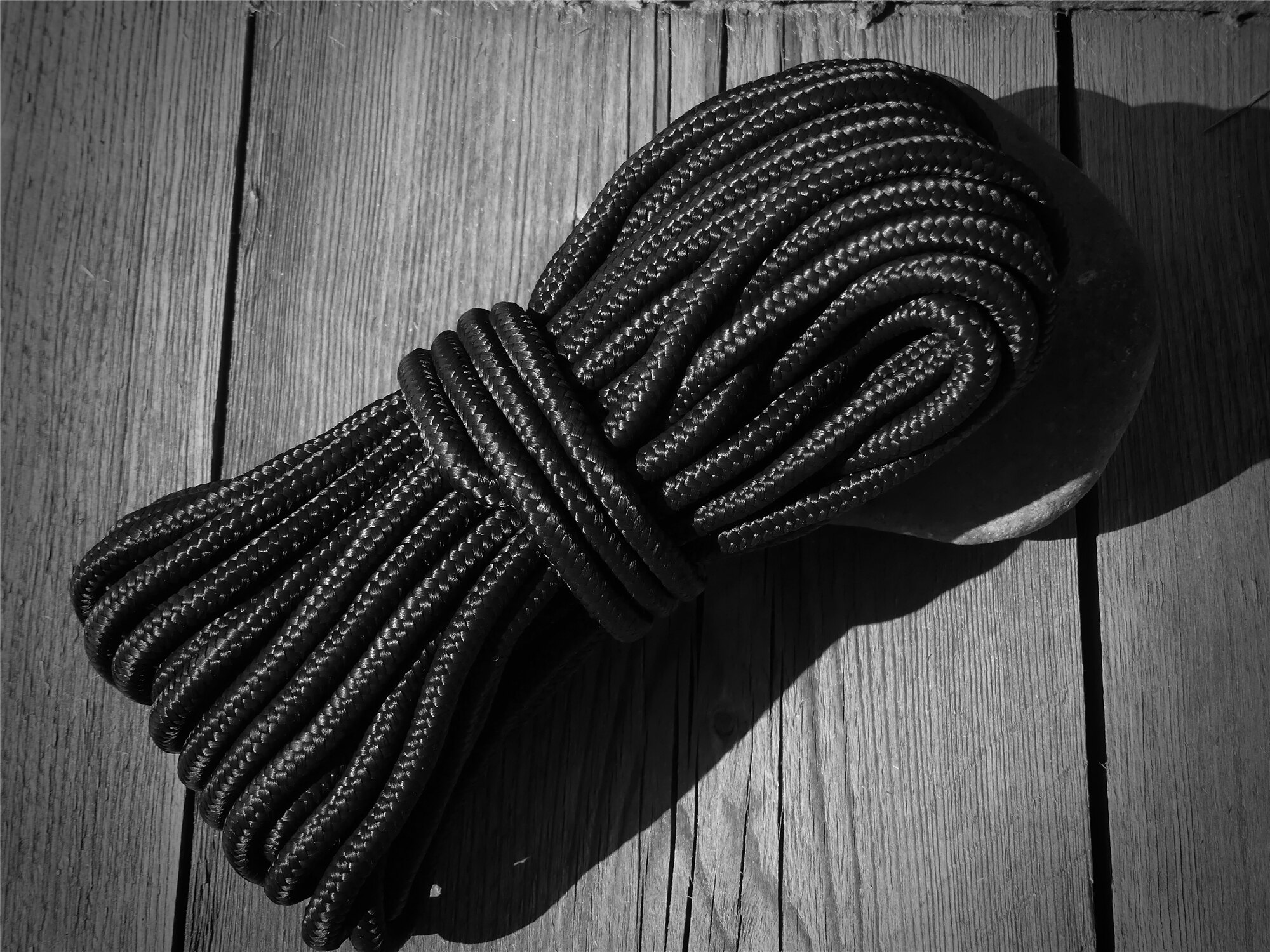 Levně Commando lano Mil-Tec® 5 mm x 15m – Černá