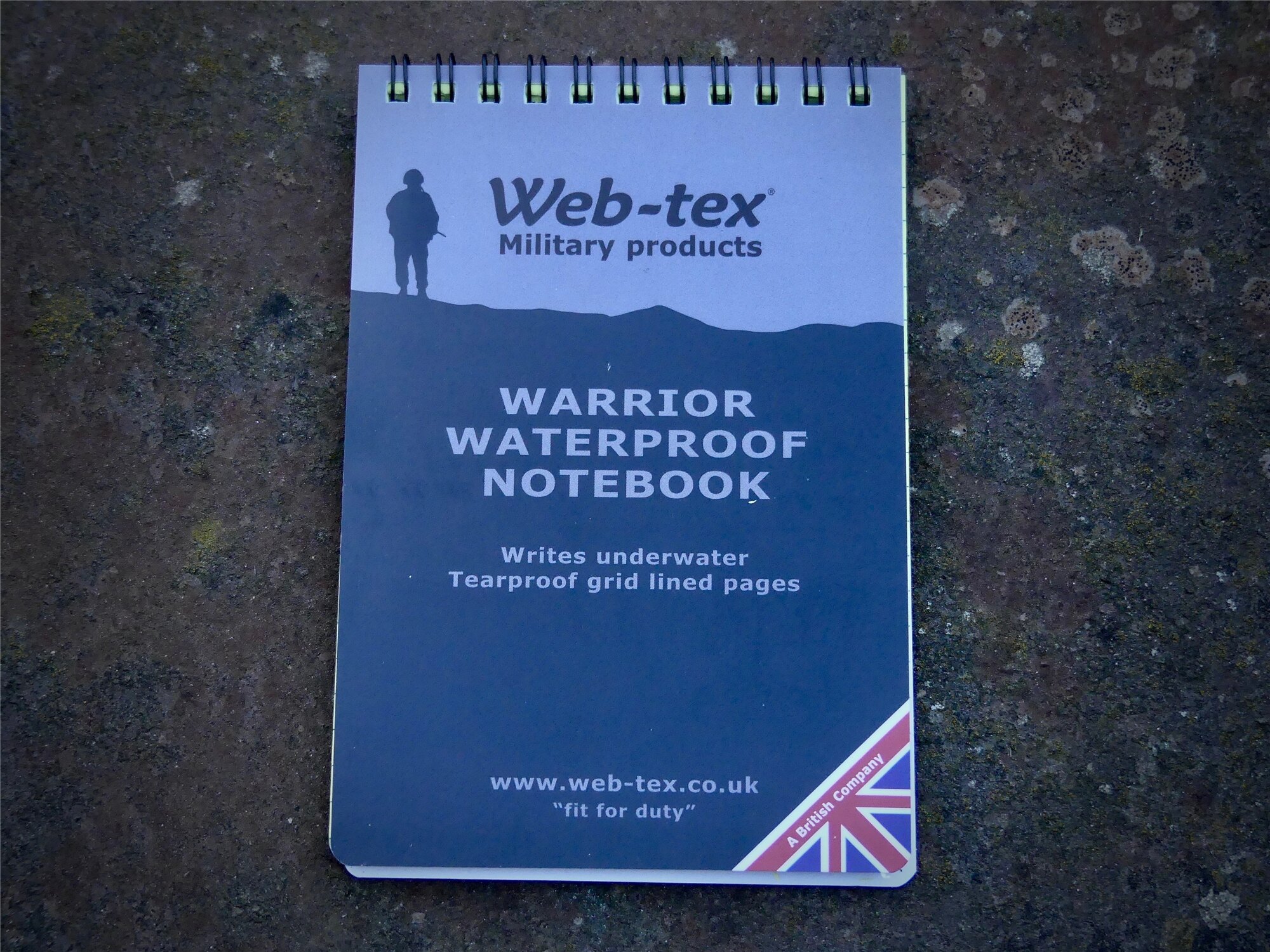 Levně Voděodolný zápisník Warrior Web-Tex®