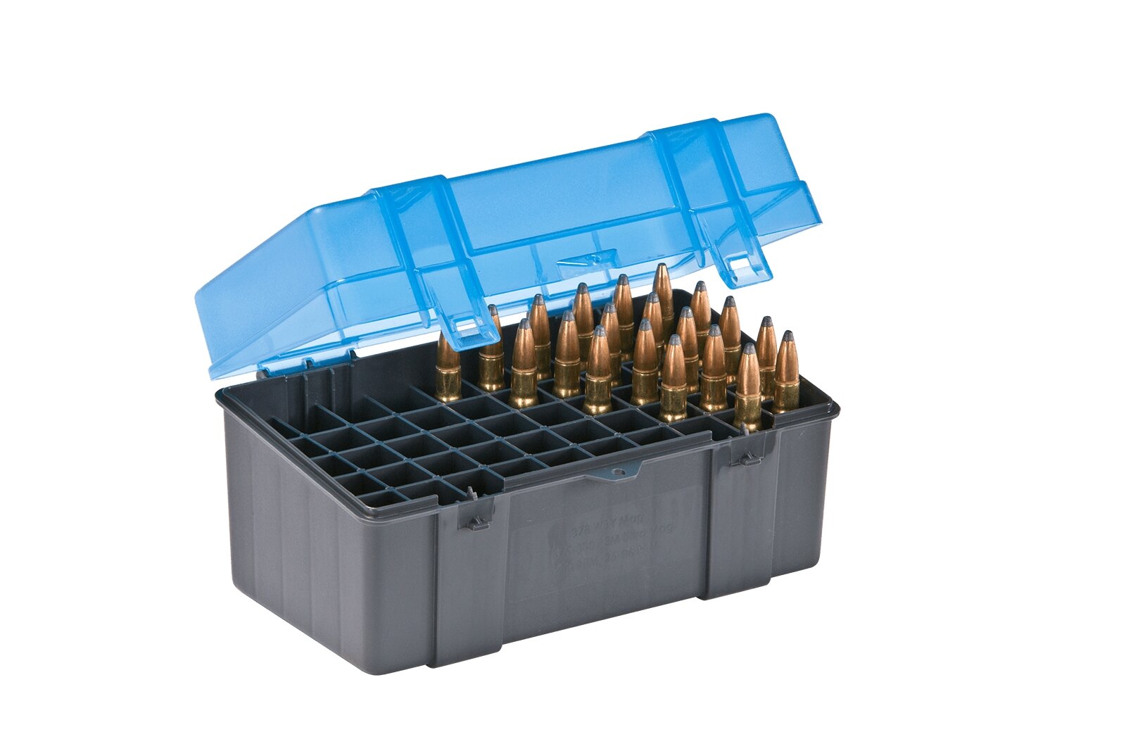 Levně Krabička na náboje - 7 mm Magnum Plano Molding® USA - 50 ks, modrá