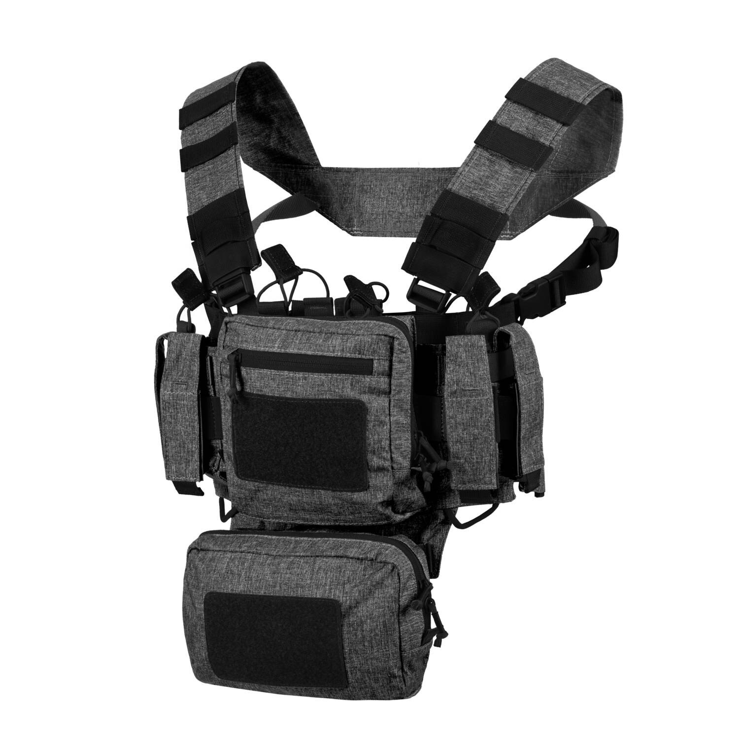 Hrudný nosič Helikon-Tex® Training Mini Rig® TMR - Melange, Black (Barva: Melange Grey / černá)