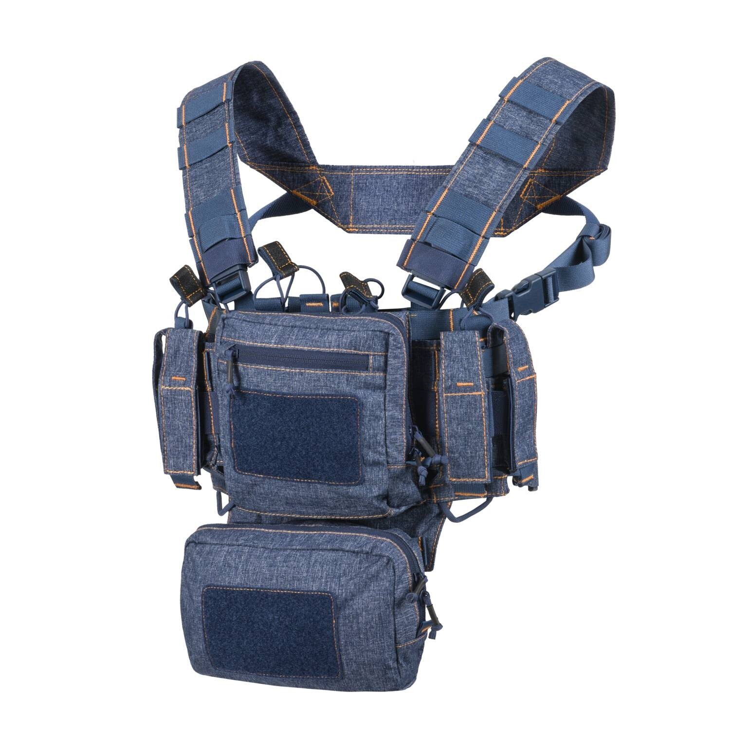 Hrudný nosič Helikon-Tex® Training Mini Rig® TMR - Blue Melange (Barva: Melange Blue)