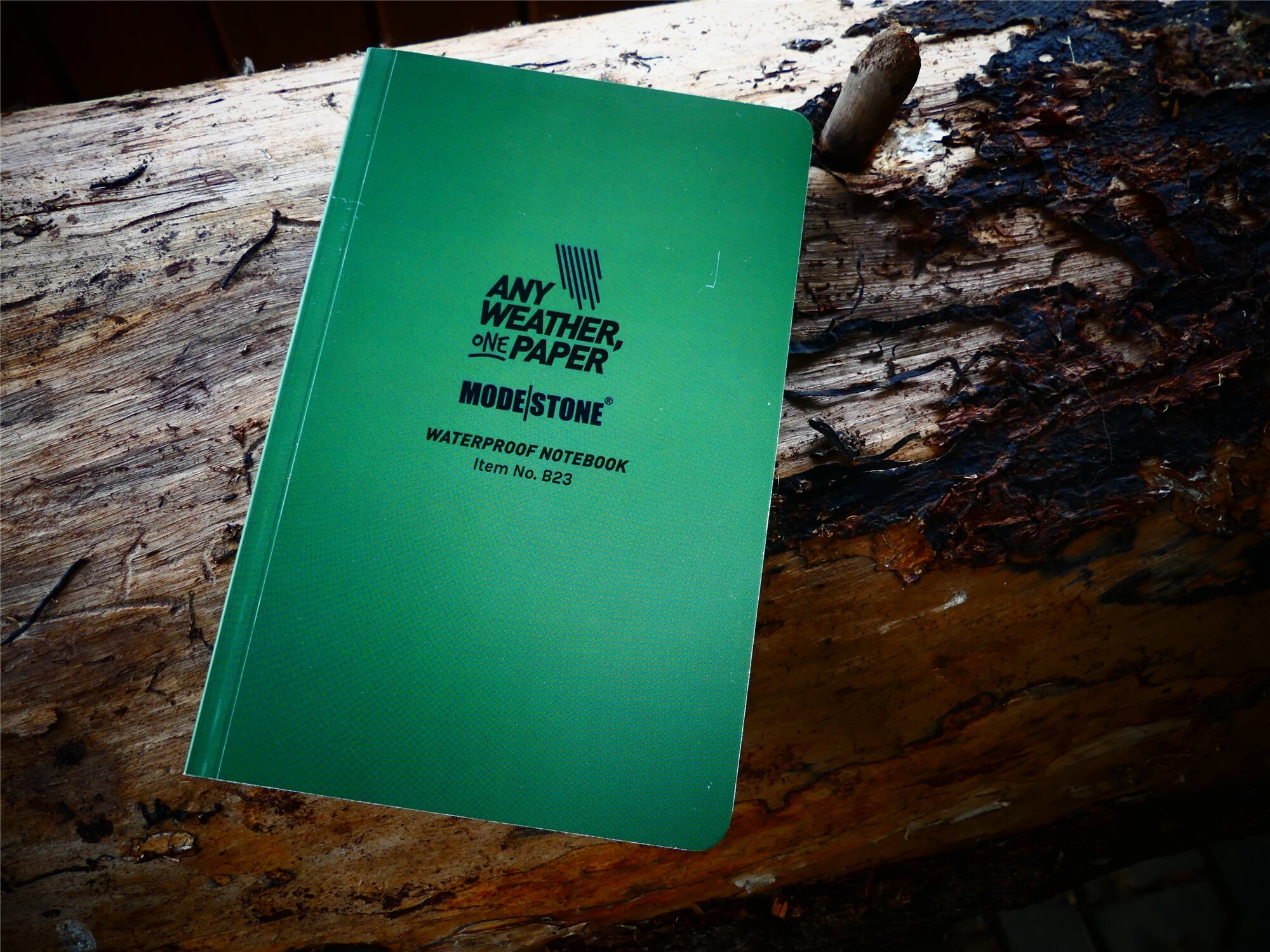 Levně Voděodolný zápisník čtverečkovaný Flexible Field Book 118 mm x 183 mm Modestone®, 64 listů - zelený