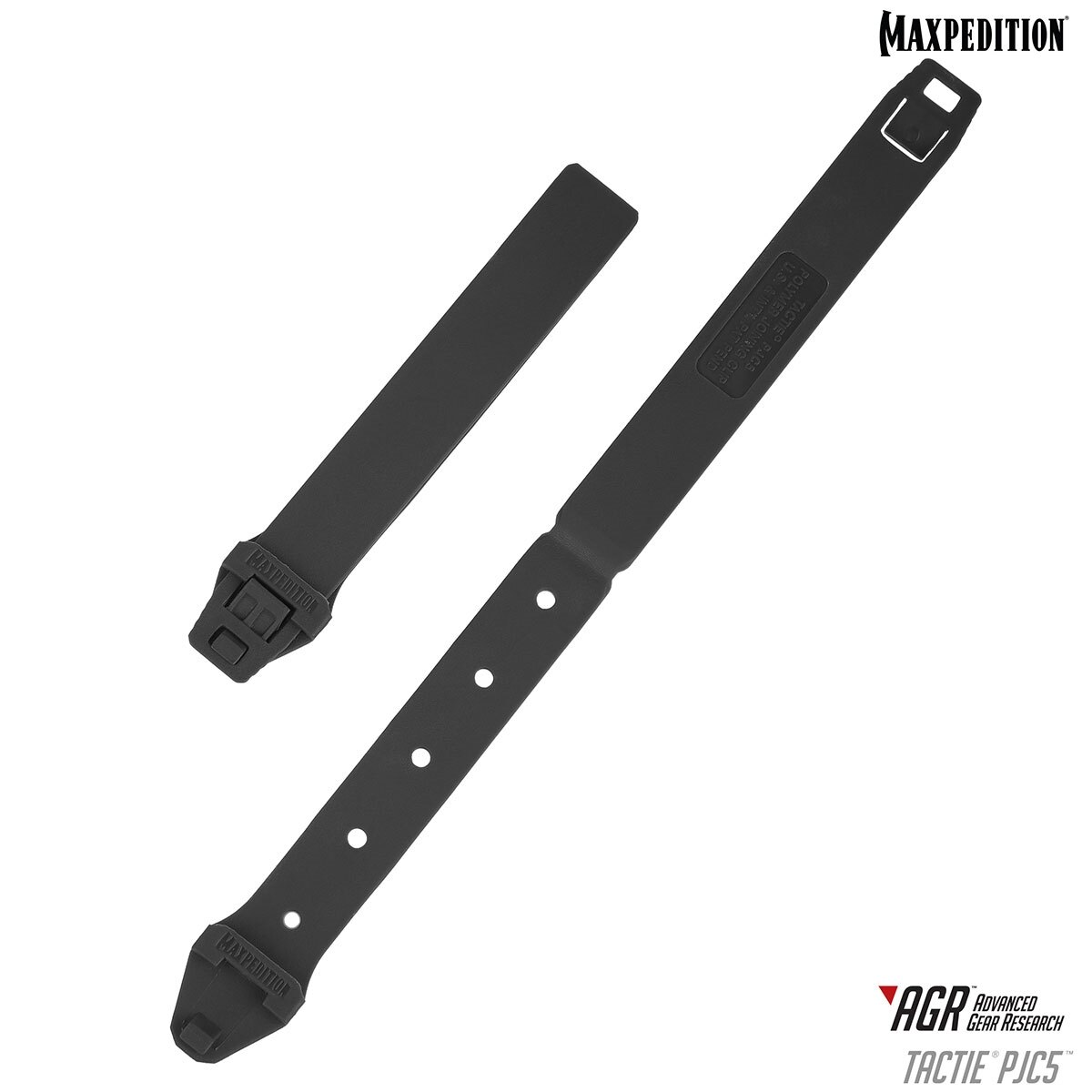 Levně Připojovací pásky TacTie Clips Maxpedition® PJC5 6 ks – Černá