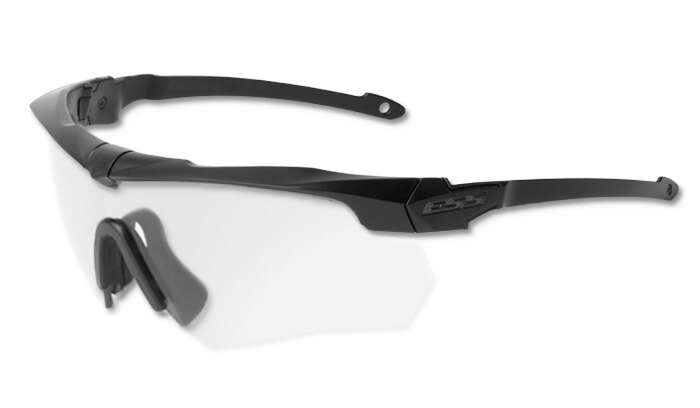 Levně Ochranné střelecké brýle ESS® Crossbow Suppressor One - černý rámeček, čiré čočky