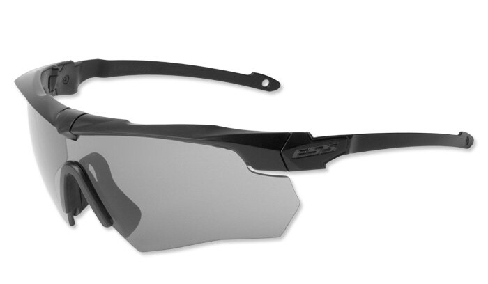 Levně Ochranné střelecké brýle ESS® Crossbow Suppressor One - černý rámeček, kouřově šedé čočky