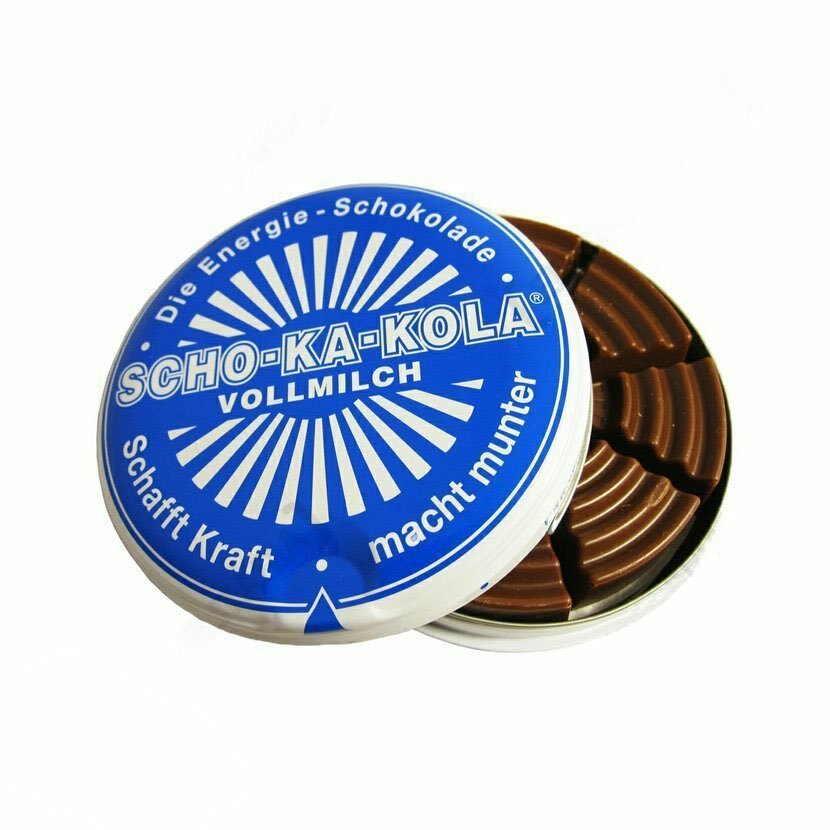 Levně Energetická čokoláda Scho-ka-kola® 100 g – Mléčná - modrá