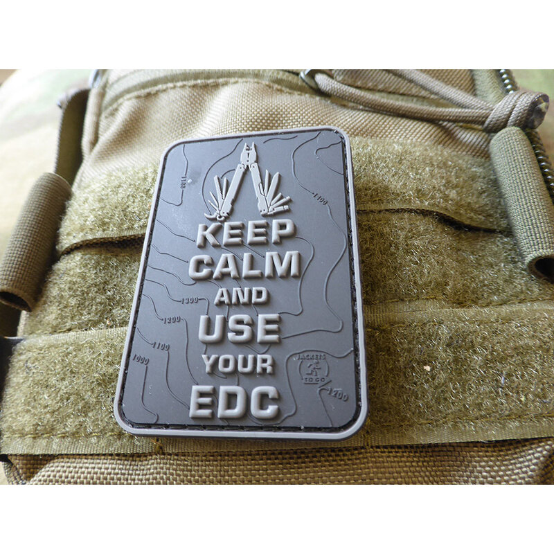 Levně Nášivka Keep Calm and use your EDC JTG® – BlackOps