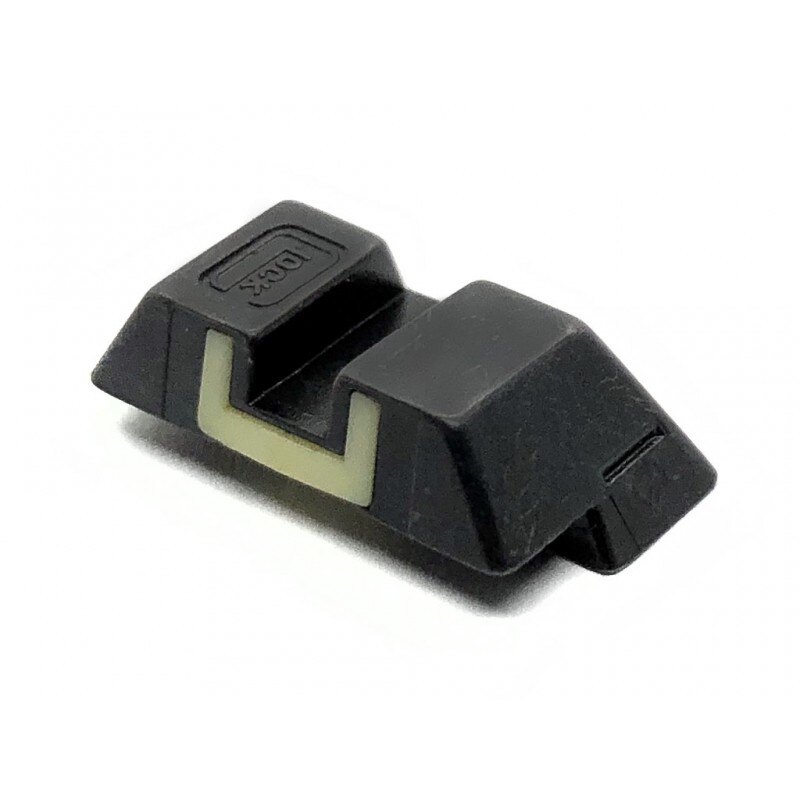Levně Luminiscenční ocelové hledí 6,5 mm G42 / 43 Glock® – Černá
