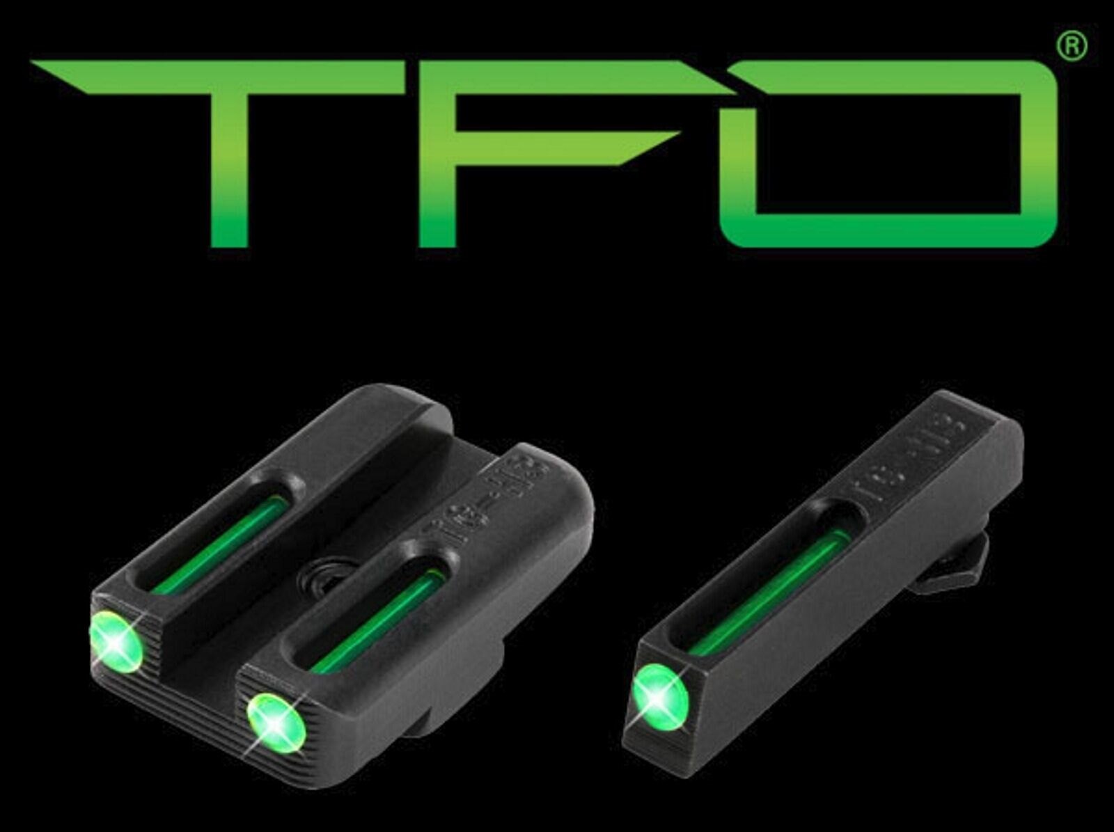 Levně Mířidla TFO Tritium / Fiber-Optic Truglo® - Glock® Low Set – Černá
