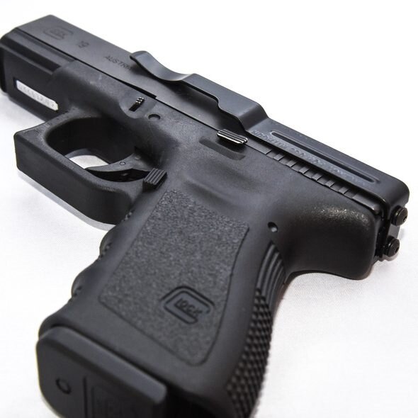 Levně Klip Clipdraw® pro skryté nošení pistole Glock® 20, 21, 21SF, 29, 30, 30SF, 37, 38, 39, 40 – Černá