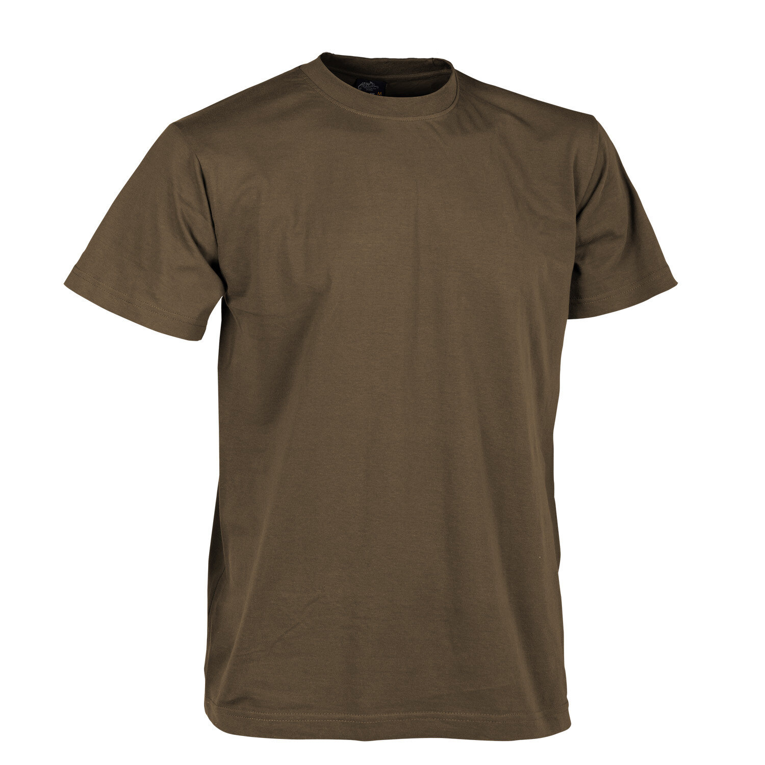 Levně Bavlněné tričko Helikon-Tex® s krátkým rukávem – Mud Brown