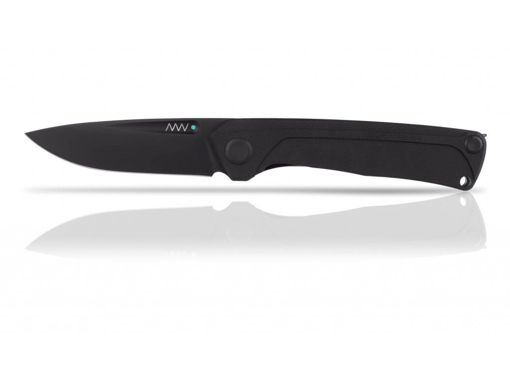 Levně Zavírací nůž Z200 G10 Liner Lock ANV® - barva rukojeti: černá, DLC černá čepel