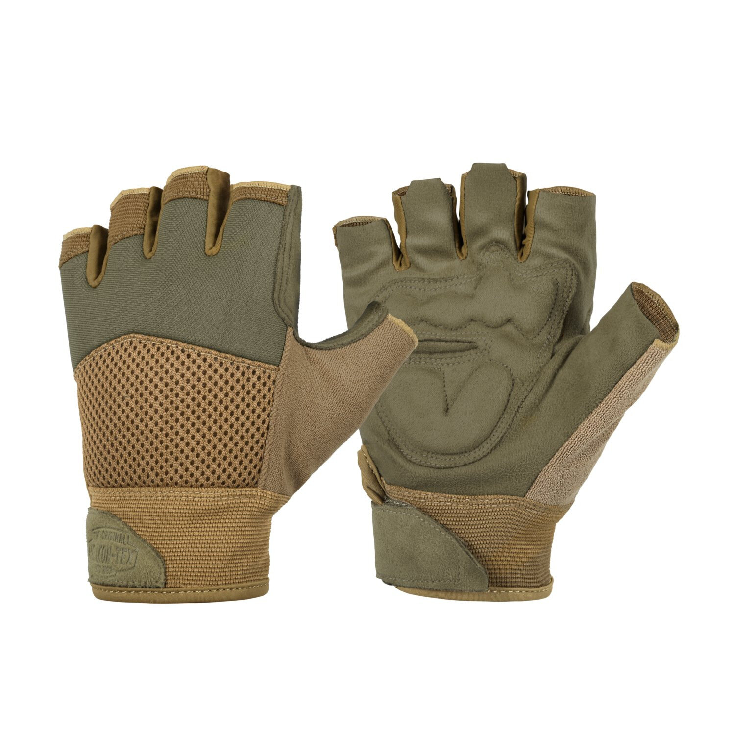 Levně Rukavice Half Finger MK2 Helikon-Tex® – Olive Green / coyote