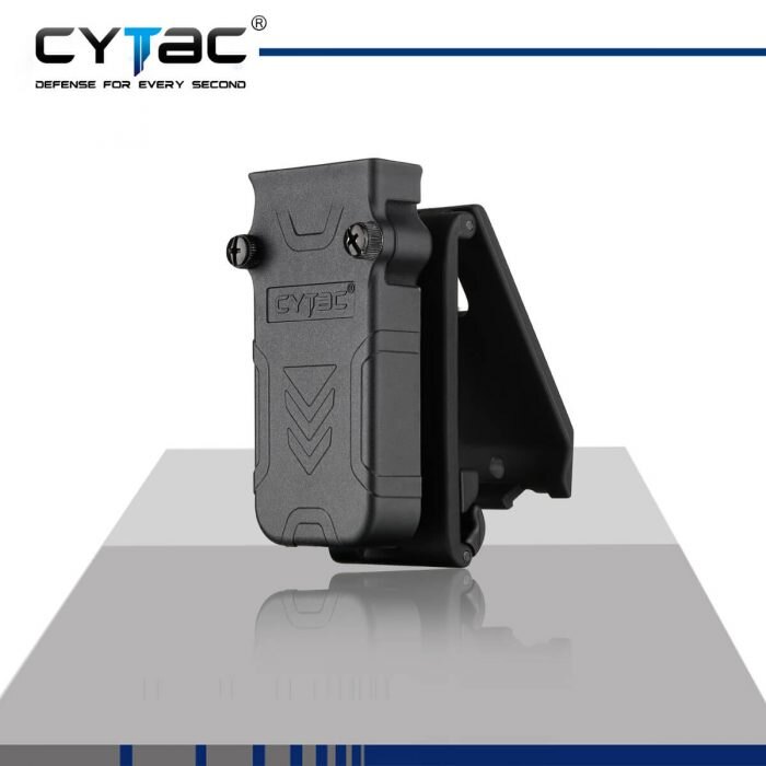 Levně Univerzální pouzdro na zásobník s klipem na opasek Cytac® 9 mm, .40 a .45 - černé