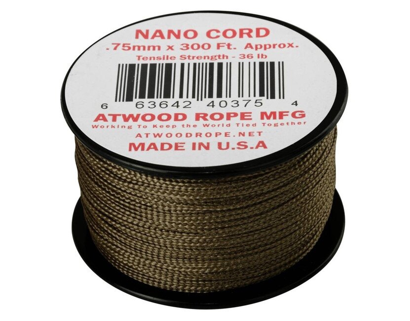 Levně Padáková šňůra Nano Cord (300 ft) ARM® – Coyote