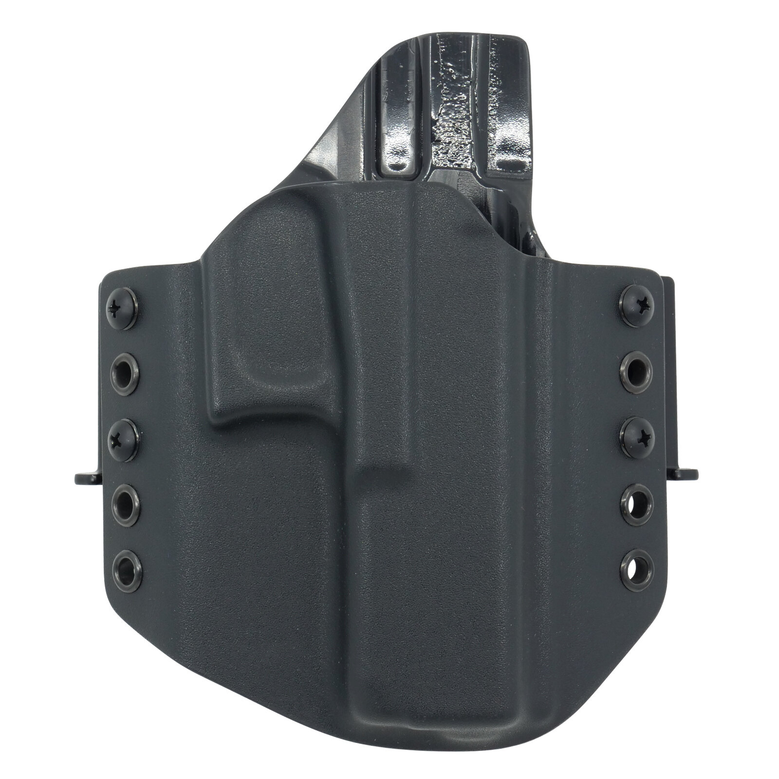 Levně OWB Glock 17 - vnější pistolové pouzdro s polovičním SweatGuardem RH Holsters® – Černá
