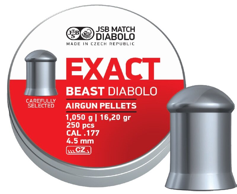 Levně Diabolky Exact Beast 4.52 mm JSB® / 250 ks