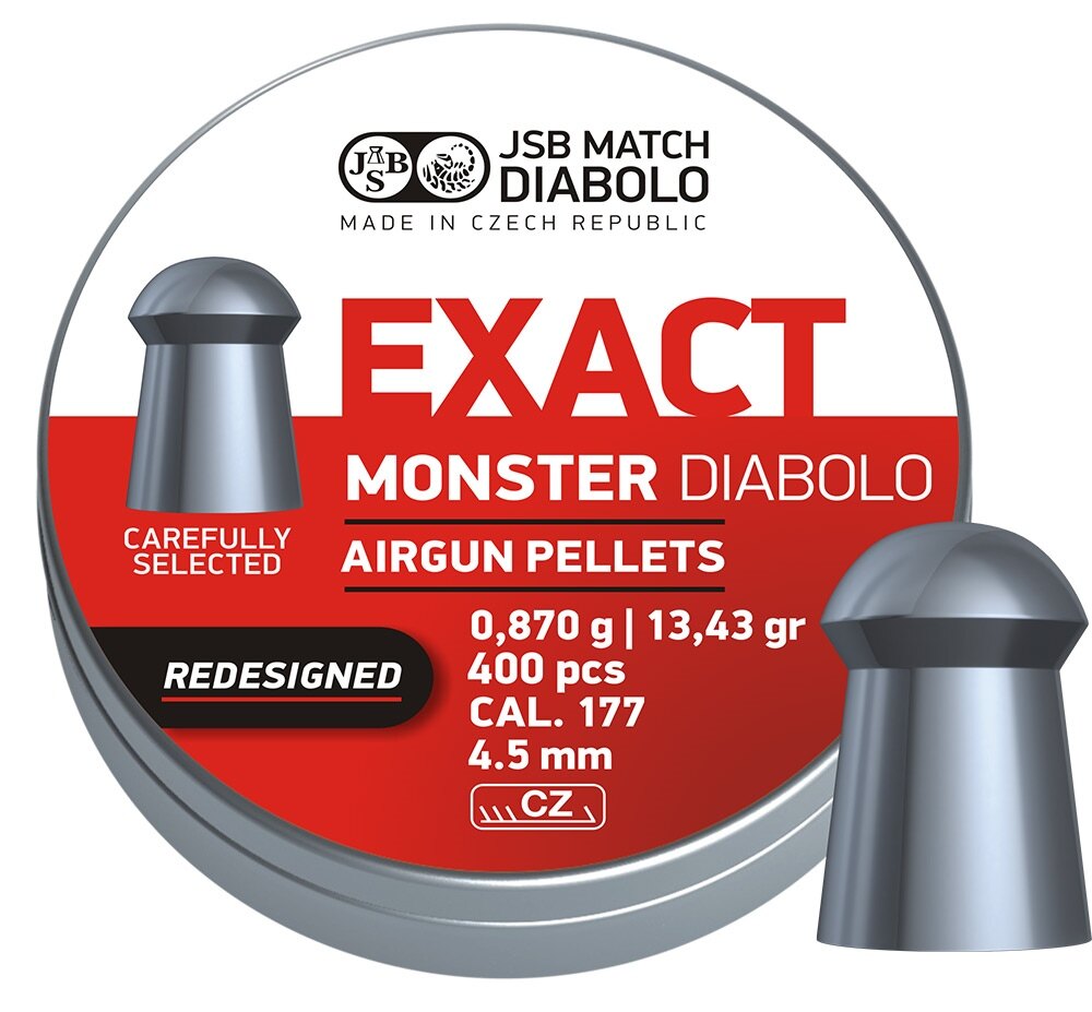 Levně Diabolky Exact Monster Redesigned 4.52 mm JSB® / 400 ks