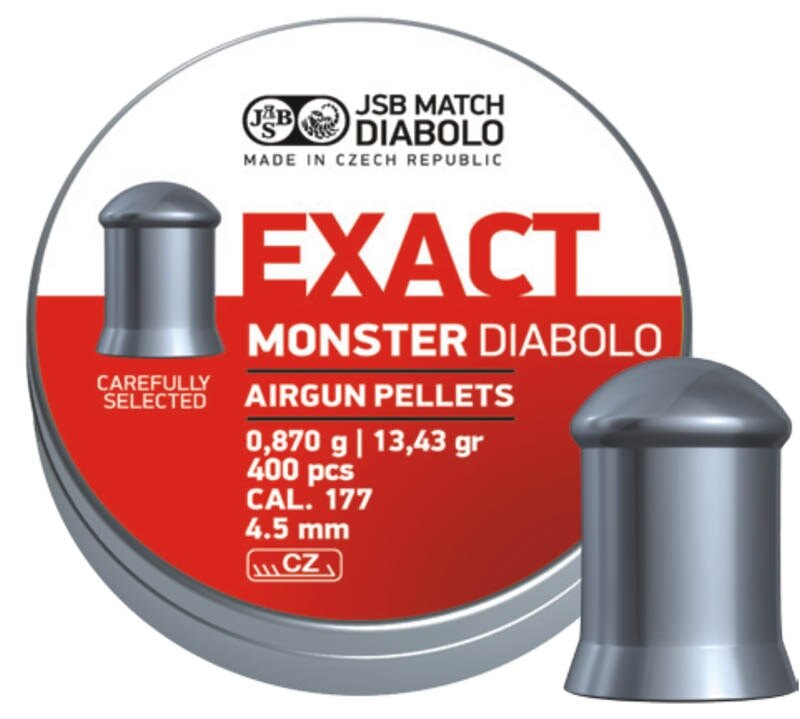 Levně Diabolky Exact Monster 4.52 mm JSB® / 400 ks