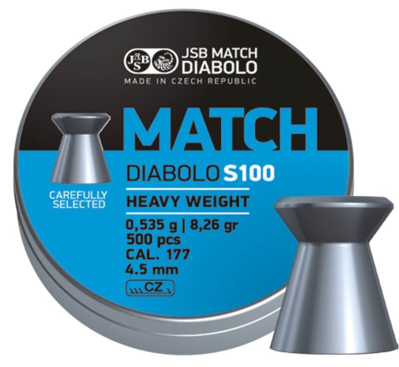 Levně Diabolky Blue Match S100 4.5 mm JSB® 500 ks