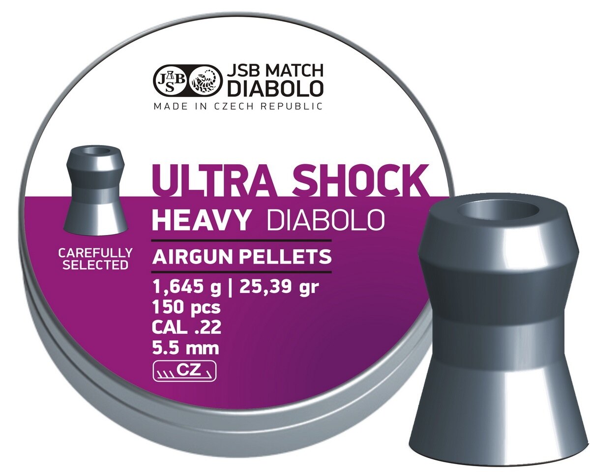Levně Diabolky Heavy Ultra Shock 5.5 mm JSB® / 150 ks