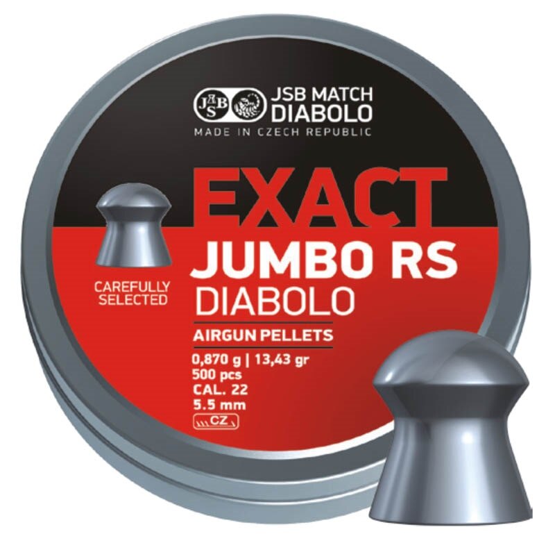 Levně Diabolky Exact Jumbo RS 5.52 mm JSB® / 500 ks