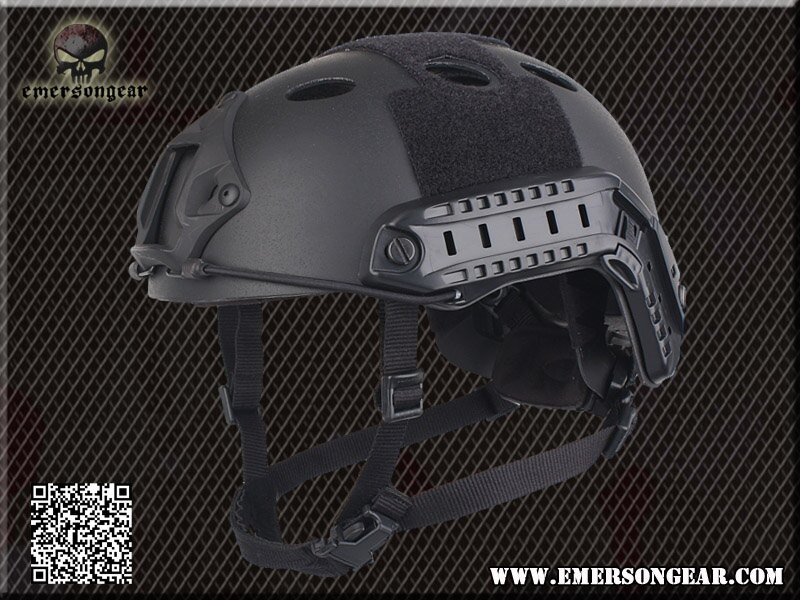 Levně Airsoftová helma Fast PJ EmersonGear® – Černá