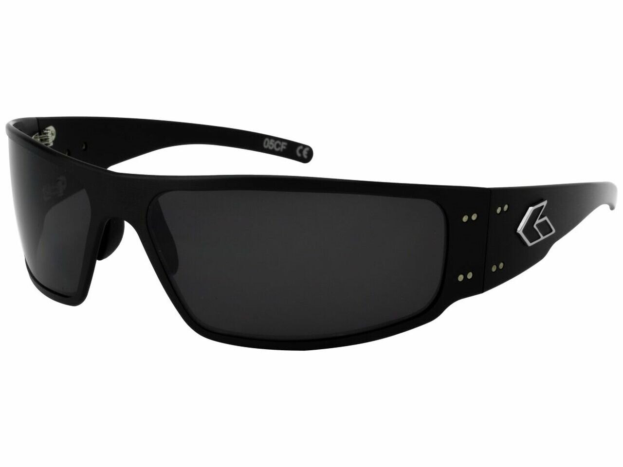 Levně Sluneční brýle Magnum Polarized Gatorz® – Smoked Polarized, Černá
