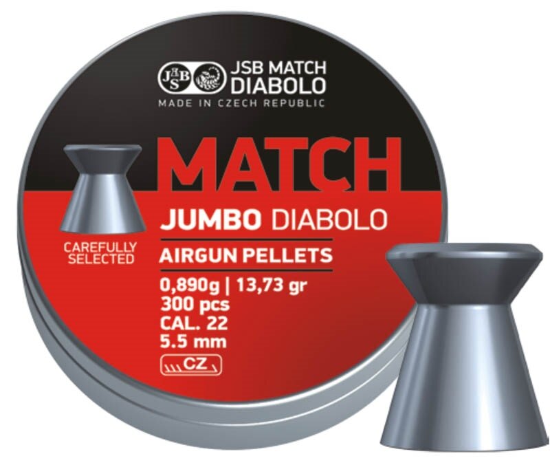 Levně Diabolky Jumbo Match 5.5 mm JSB® / 300 ks