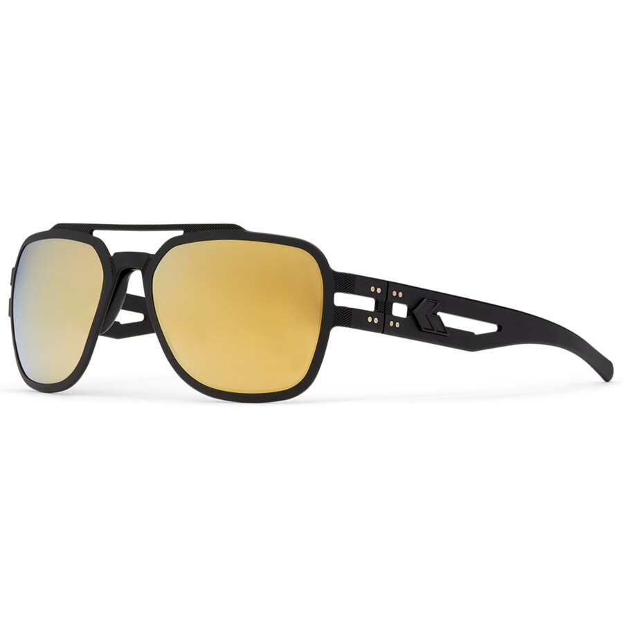 Levně Sluneční brýle Stark Polarized Gatorz® – ROSE POLARIZED W/ GOLD MIRROR, Černá