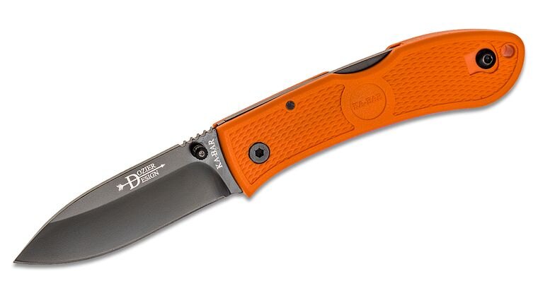 Levně Zavírací nůž KA-BAR® Dozier Folding Hunter – Černá čepel, Oranžová